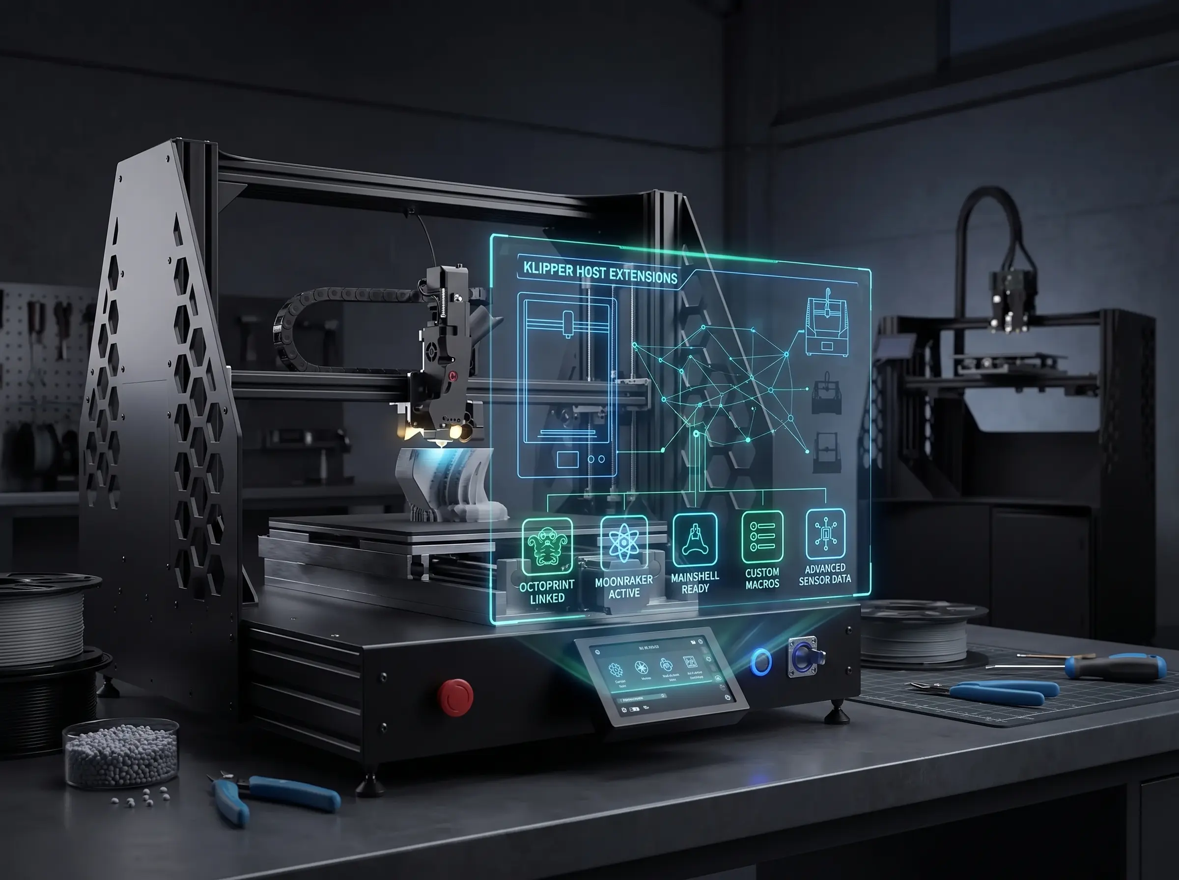 Klipper Open-Source-Firmware als Steuerung einer granulatbasierten 3D-Druckanlage der S2S Systemdrucker GmbH