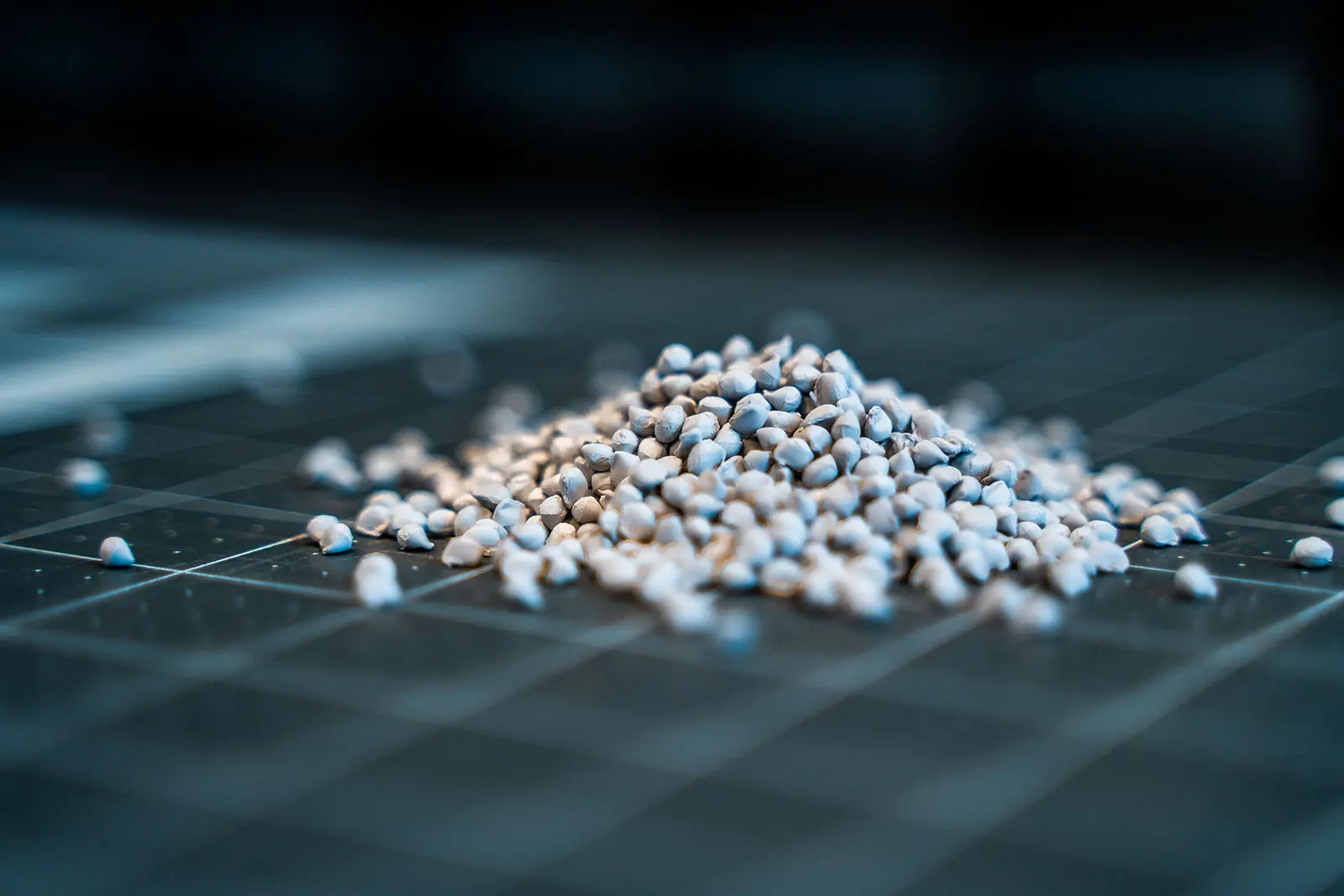 Granulate material texture